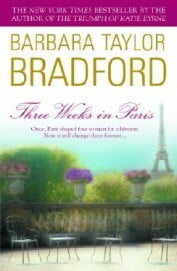 Barbara Taylor Bradford  Three Weeks In Paris